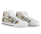 German Shepherd Camper High Top Shoes For Women, Shoes For Men Custom Shoes