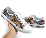 German Polygon Low Top Shoes For Women, Shoes For Men Custom Shoes