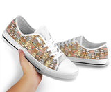 Sloths Chibi Low Top Shoes For Women, Shoes For Men Custom Shoes