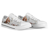 Basset Hound Awesome Low Top Shoes For Women, Shoes For Men Custom Shoes