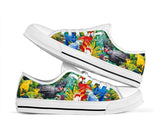 Parrot Nature Low Top Shoes For Women, Shoes For Men Custom Shoes
