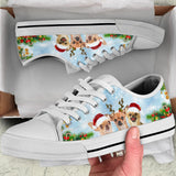 Chihuahua Lovely Christmas Low Top Shoes For Women, Shoes For Men Custom Shoes