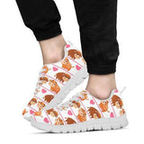 Love Cow Sneakers Shoes For Women, Shoes For Men Sneaker Custom Shoes
