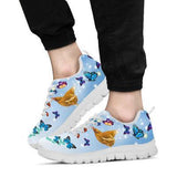 Chicken Butterfly Sneakers Shoes For Women, Shoes For Men Sneaker Custom Shoes