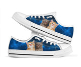 Cat Galaxy Low Top Shoes For Women, Shoes For Men Custom Shoes
