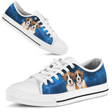 Boxer Galaxy Low Top Shoes For Women, Shoes For Men Custom Shoes