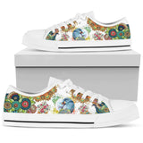 Mandala Parrot Low Top Shoes For Women, Shoes For Men Custom Shoes