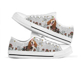 Basset Hound Awesome Low Top Shoes For Women, Shoes For Men Custom Shoes
