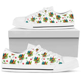 Chicken Leaf Flower Low Top Shoes For Women, Shoes For Men Custom Shoes