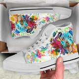 Pitbull Color High Top Shoes For Women, Shoes For Men Custom Shoes
