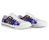 Dragonfly Watercolor Infinity Low Top Shoes For Women, Shoes For Men Custom Shoes