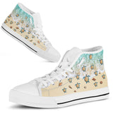 Turtle Going To The Sea High Top Shoes For Women, Shoes For Men Custom Shoes