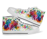 Beagle Color High Top Shoes For Women, Shoes For Men Custom Shoes