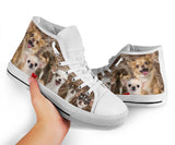 Chihuahua High Top Shoes For Women, Shoes For Men Custom Shoes