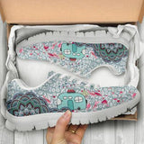 Camping Flower Petal Sneakers Shoes For Women, Shoes For Men Sneaker Custom Shoes