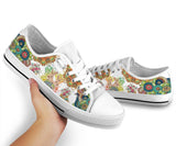 Mandala Rabbit Low Top Shoes For Women, Shoes For Men Custom Shoes