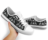 Giraffe Pattern Low Top Shoes For Women, Shoes For Men Custom Shoes