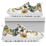 Cow Color Pattern Sneakers Shoes For Women, Shoes For Men Sneaker Custom Shoes