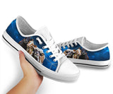 Cow Galaxy Low Top Shoes For Women, Shoes For Men Custom Shoes
