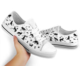 German Shepherd Bones Low Top Shoes For Women, Shoes For Men Custom Shoes