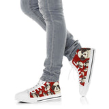 Shih Tzu Red High Top Shoes For Women, Shoes For Men Custom Shoes