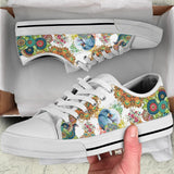 Mandala Parrot Low Top Shoes For Women, Shoes For Men Custom Shoes