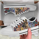German Polygon Low Top Shoes For Women, Shoes For Men Custom Shoes