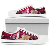 I Love Cats Low Top Shoes For Women, Shoes For Men Custom Shoes