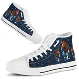 Horse Dream Catcher High Top Shoes For Women, Shoes For Men Custom Shoes