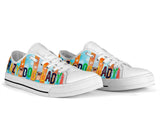 Pug Crazy Lady Low Top Shoes For Women, Shoes For Men Custom Shoes
