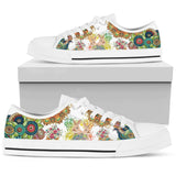 Mandala Rabbit Low Top Shoes For Women, Shoes For Men Custom Shoes