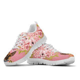 German Shepherd Flower Sneakers Shoes For Women, Shoes For Men Sneaker Custom Shoes