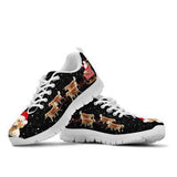 Golden Retriever Christmas Sneakers Shoes For Women, Shoes For Men Sneaker Custom Shoes