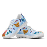 Chicken Butterfly Sneakers Shoes For Women, Shoes For Men Sneaker Custom Shoes