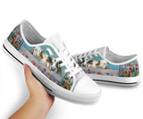 Cow Beautiful Low Top Shoes For Women, Shoes For Men Custom Shoes