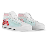 Pig Snow High Top Shoes For Women, Shoes For Men Custom Shoes
