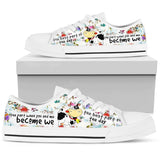 Cow Become We Low Top Shoes For Women, Shoes For Men Custom Shoes