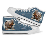Elephant Jeans High Top Shoes For Women, Shoes For Men Custom Shoes