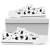 Shih Tzu Bones Low Top Shoes For Women, Shoes For Men Custom Shoes