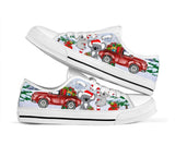 Koala Red Car Low Top Shoes For Women, Shoes For Men Custom Shoes