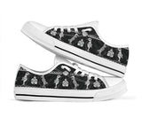 Penguin Pattern Low Top Shoes For Women, Shoes For Men Custom Shoes