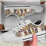 German Shepherd Low Top Shoes For Women, Shoes For Men Custom Shoes