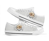 Shih Tzu Low Top Shoes For Women, Shoes For Men Custom Shoes
