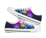 Hummingbird Purple Galaxy Low Top Shoes For Women, Shoes For Men Custom Shoes