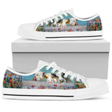 Cow Beautiful Low Top Shoes For Women, Shoes For Men Custom Shoes