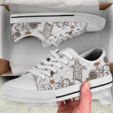 Penguin Lovely Low Top Shoes For Women, Shoes For Men Custom Shoes