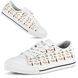 Squirrels Cute Low Top Shoes For Women, Shoes For Men Custom Shoes