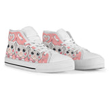 Cat Cute High Top Shoes For Women, Shoes For Men Custom Shoes