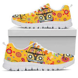Flamingo Peace Sneakers Shoes For Women, Shoes For Men Sneaker Custom Shoes