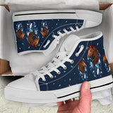 Horse Dream Catcher High Top Shoes For Women, Shoes For Men Custom Shoes